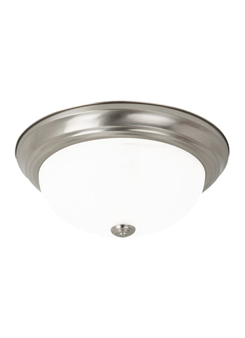 Windgate Three Light Ceiling Flush Mount - Brushed Nickel CEILING Sea Gull Lighting 