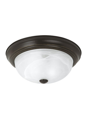 Windgate Three Light Ceiling LED Flush Mount - Heirloom Bronze Ceiling Sea Gull Lighting 