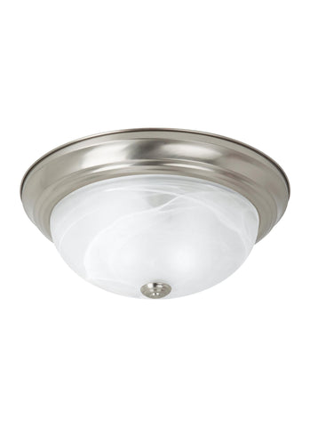 Windgate Three Light Ceiling LED Flush Mount - Brushed Nickel Ceiling Sea Gull Lighting 