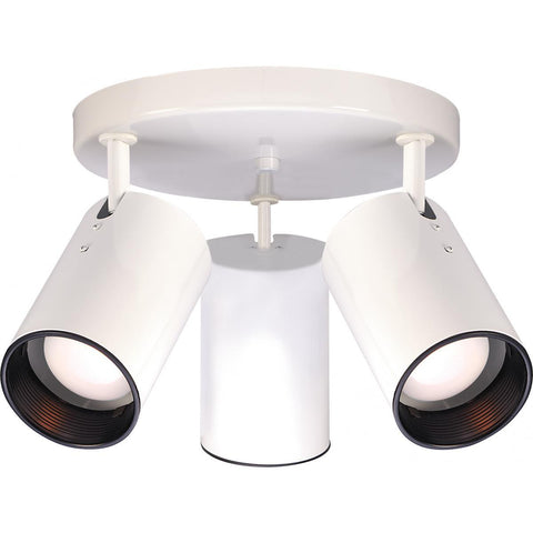 3 Light R20 Straight Cylinder Ceiling Nuvo Lighting 