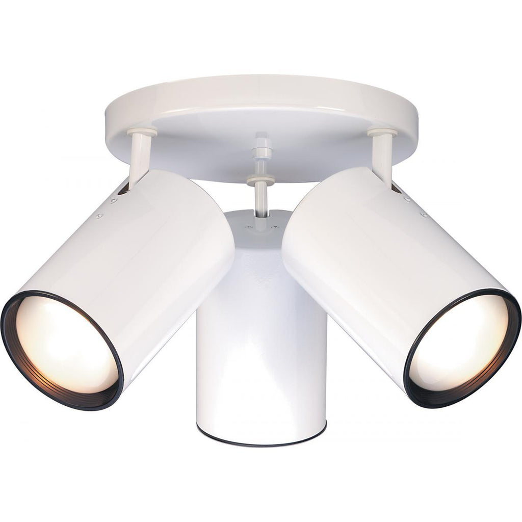 3 Light R30 Straight Cylinder Ceiling Nuvo Lighting 