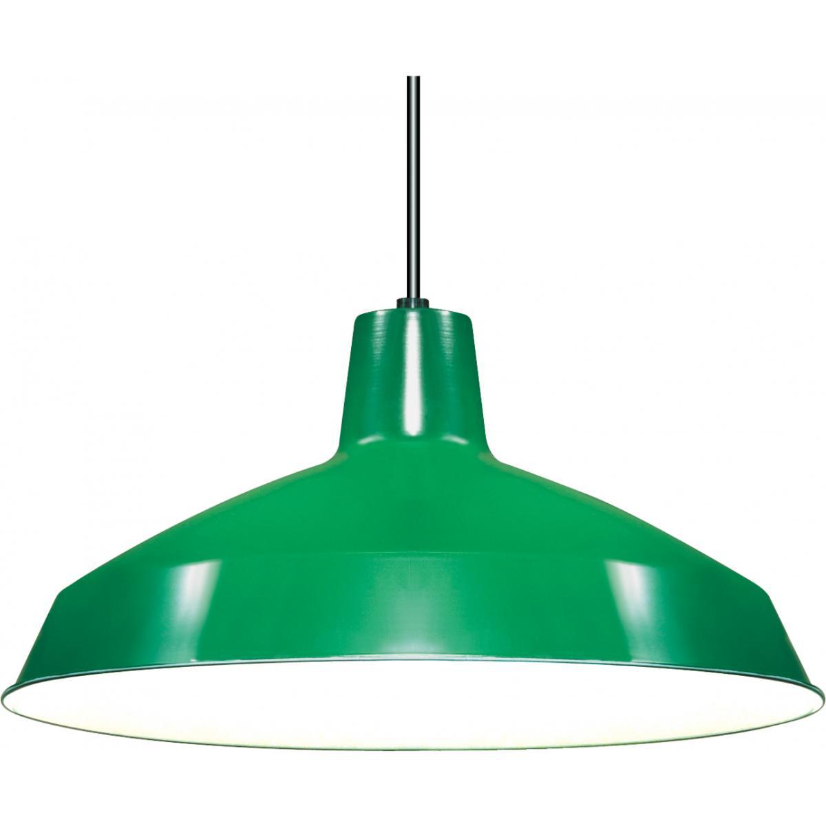 16" Classic Warehouse Pendant with Green Shade Ceiling Nuvo Lighting 