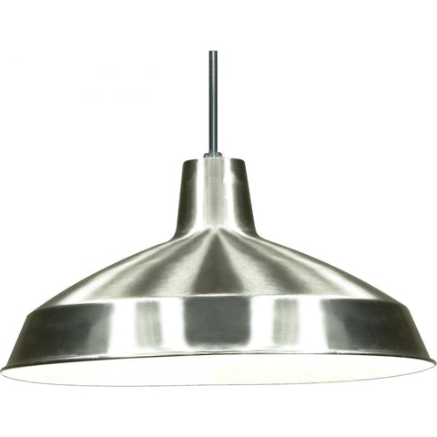 16" Pendant Warehouse Shade - Brushed Nickel Ceiling Nuvo Lighting 