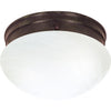 Economy Flush Mount - Bronze - 3 Size Options Ceiling Nuvo Lighting 10" 