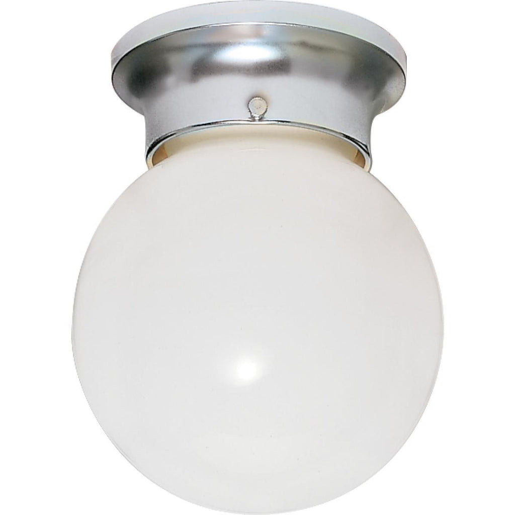 6" Ceiling Fixture White Ball Ceiling Nuvo Lighting 