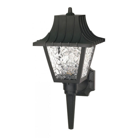 18" Wall Lantern Mansard Lantern with Textured Acrylic Panels Outdoor Nuvo Lighting 