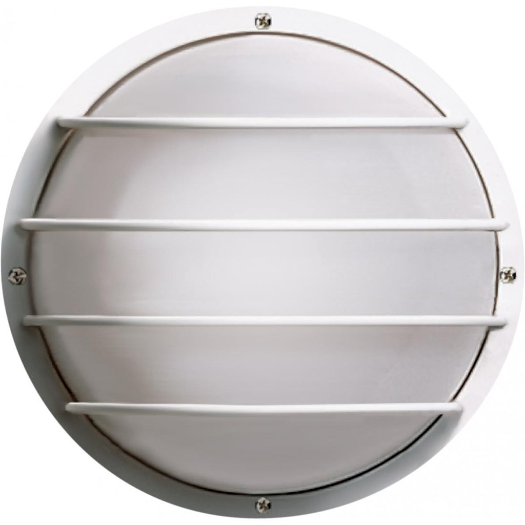 10" Round Cage Wall Fixture Polysynthetic Body & Lens Outdoor Nuvo Lighting 