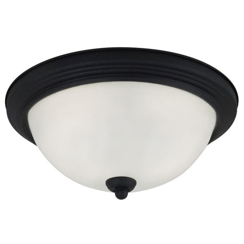 Geary One Light Ceiling Flush Mount - Blacksmith CEILING Sea Gull Lighting 