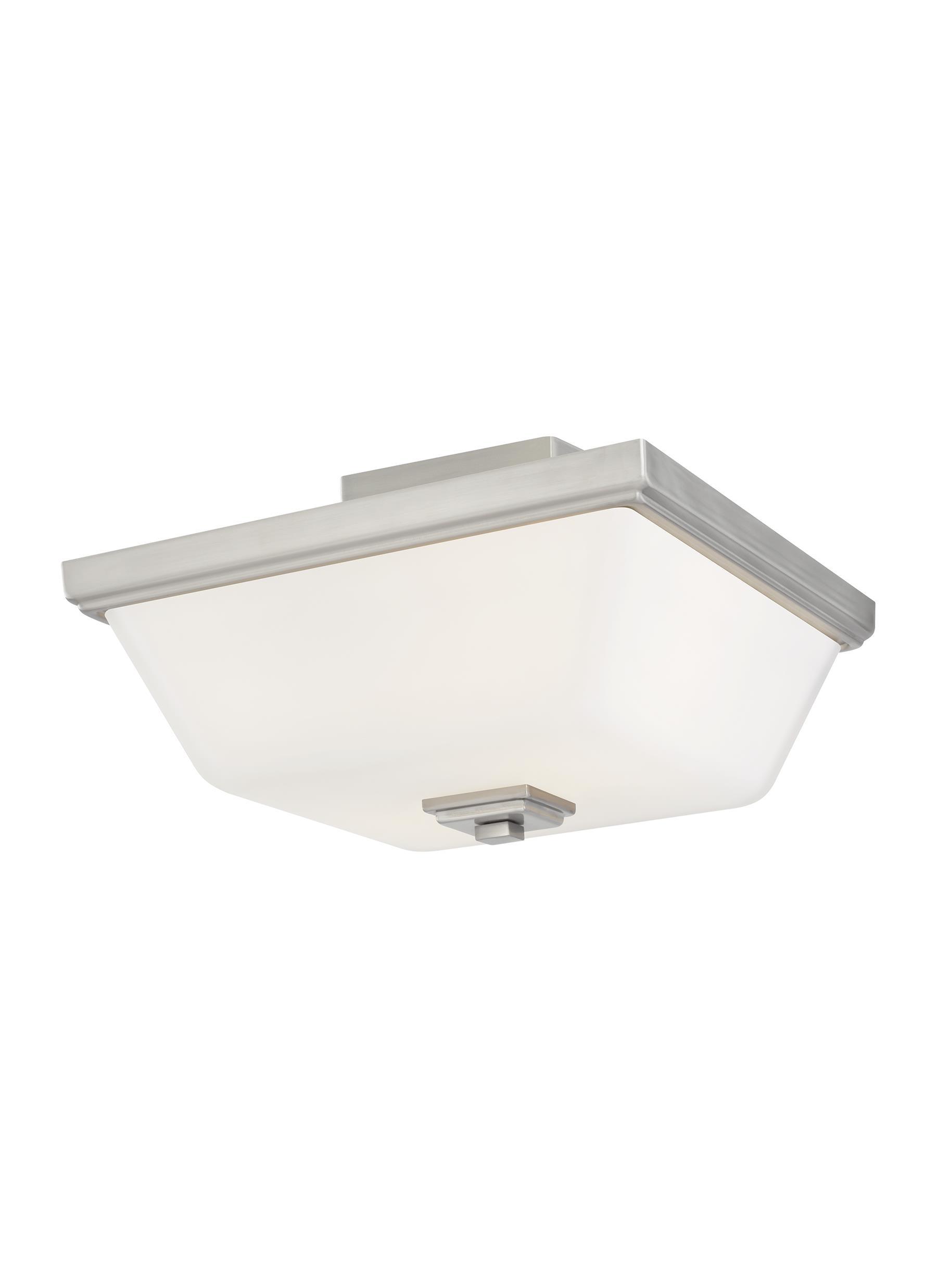 Ellis Harper Two Light Semi-LED Flush Mount - Brushed Nickel Ceiling Sea Gull Lighting 