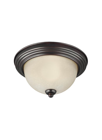 Geary Large LED Ceiling Flush Mount - Burnt Sienna CEILING Sea Gull Lighting 