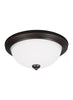 Geary Three Light Ceiling Flush Mount - Burnt Sienna Ceiling Sea Gull Lighting 