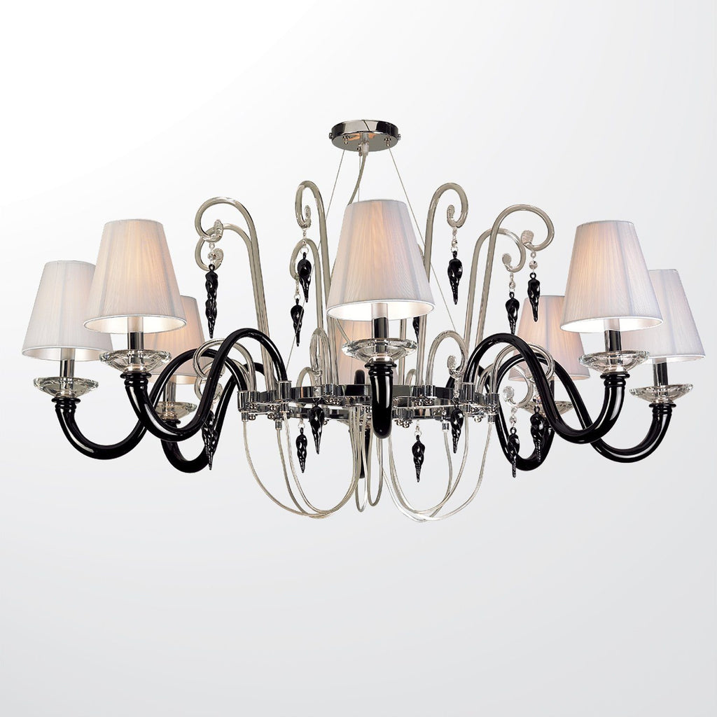 Arte di Murano Lampadario Classic Collection 8 Light Chandelier Ceiling Arte di Murano 