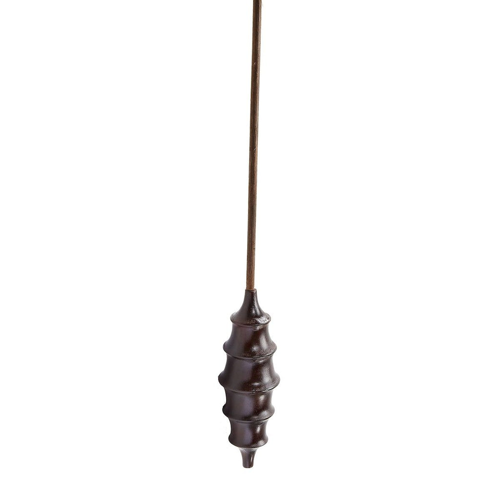 Chocolate Hand Carved Cocoon Stalk Accessories Dimond Home 