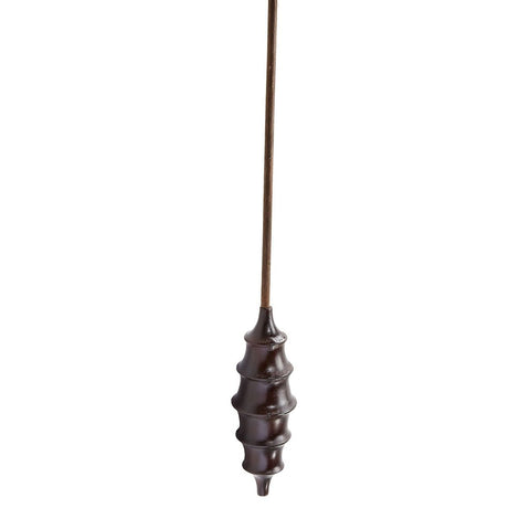 Chocolate Hand Carved Cocoon Stalk Accessories Dimond Home 