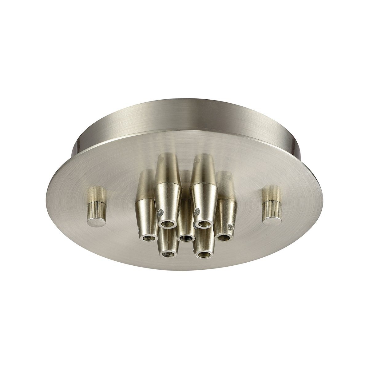 Illuminaire Accessories 7 Light Small Round Canopy In Satin Nickel Parts/Hardware Elk Lighting 