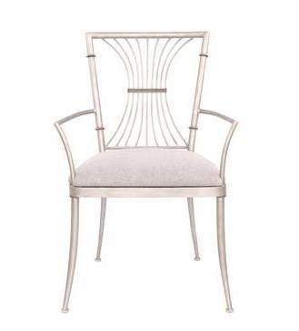 Bal Harbour Dining Chair With Arms Furniture Kalco Silver 
