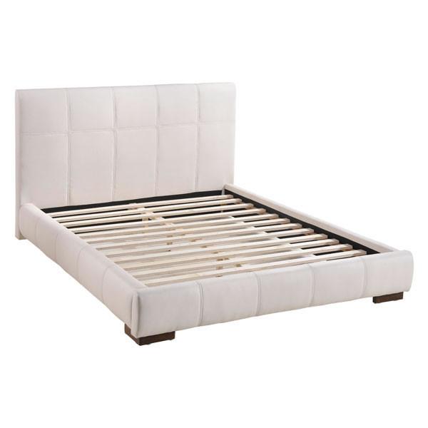 Amelie Bed Queen White Furniture Zuo 