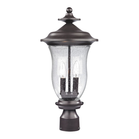 Trinity 2-Light Post Mount Lantern in Oil Rubbed Bronze - Medium Outdoor Lighting Thomas Lighting 