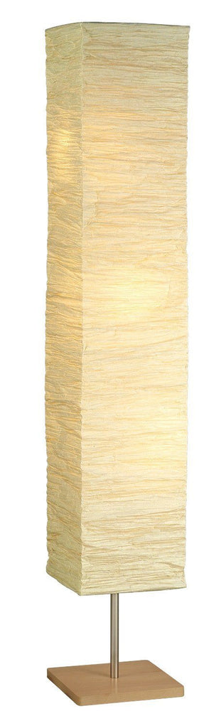 Dune 58"h Floor Lamp Torchiere Lamps Adesso Natural 