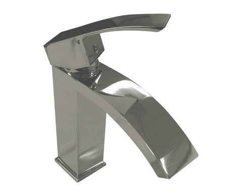 Tuglea 7" Single Handle Nickel Faucet Furniture MTD Vanities 
