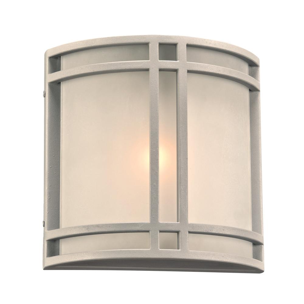 Suma 10" Outdoor Wall Light - Silver Outdoor PLC Lighting 