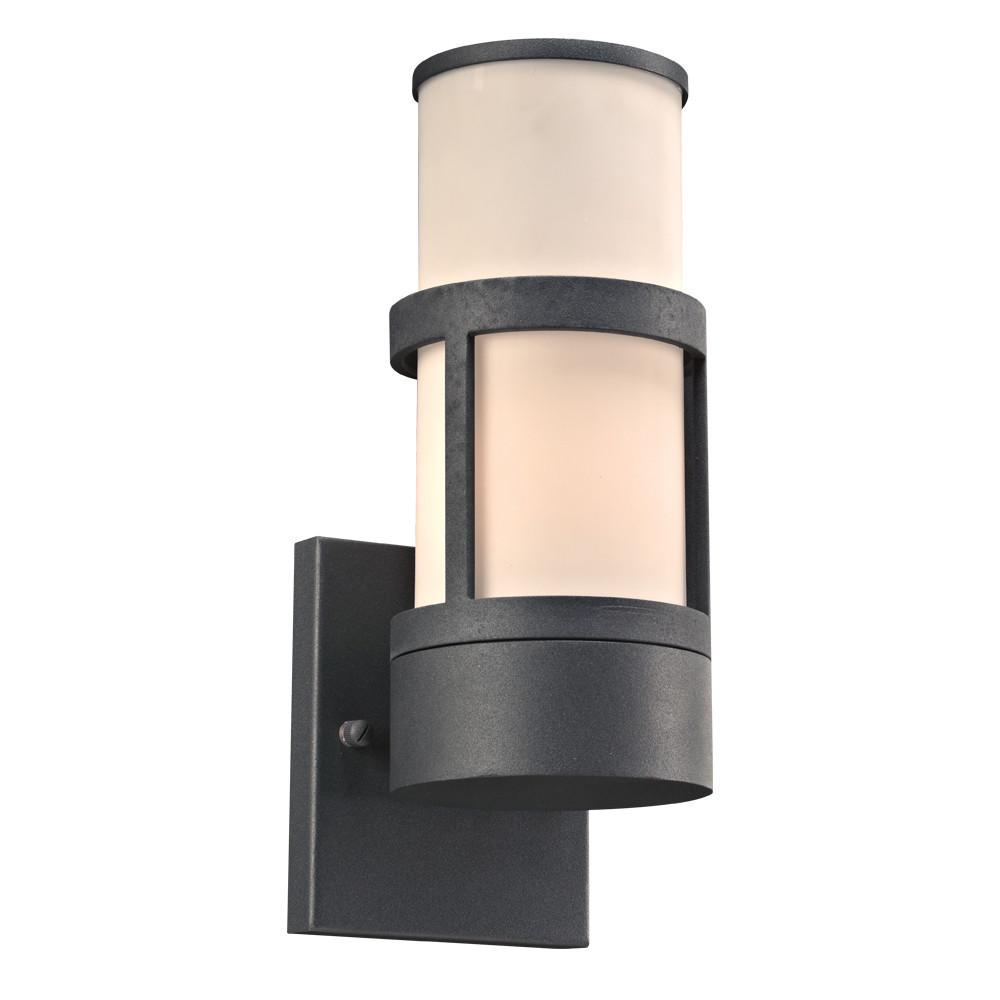 Qubert 12.5"h Outdoor Wall Light - Bronze Outdoor PLC Lighting 