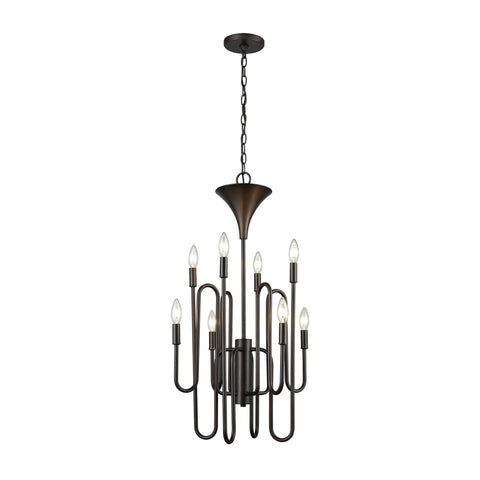 Decatur 8 Chandelier Oil Rubbed Bronze Ceiling Elk Lighting 