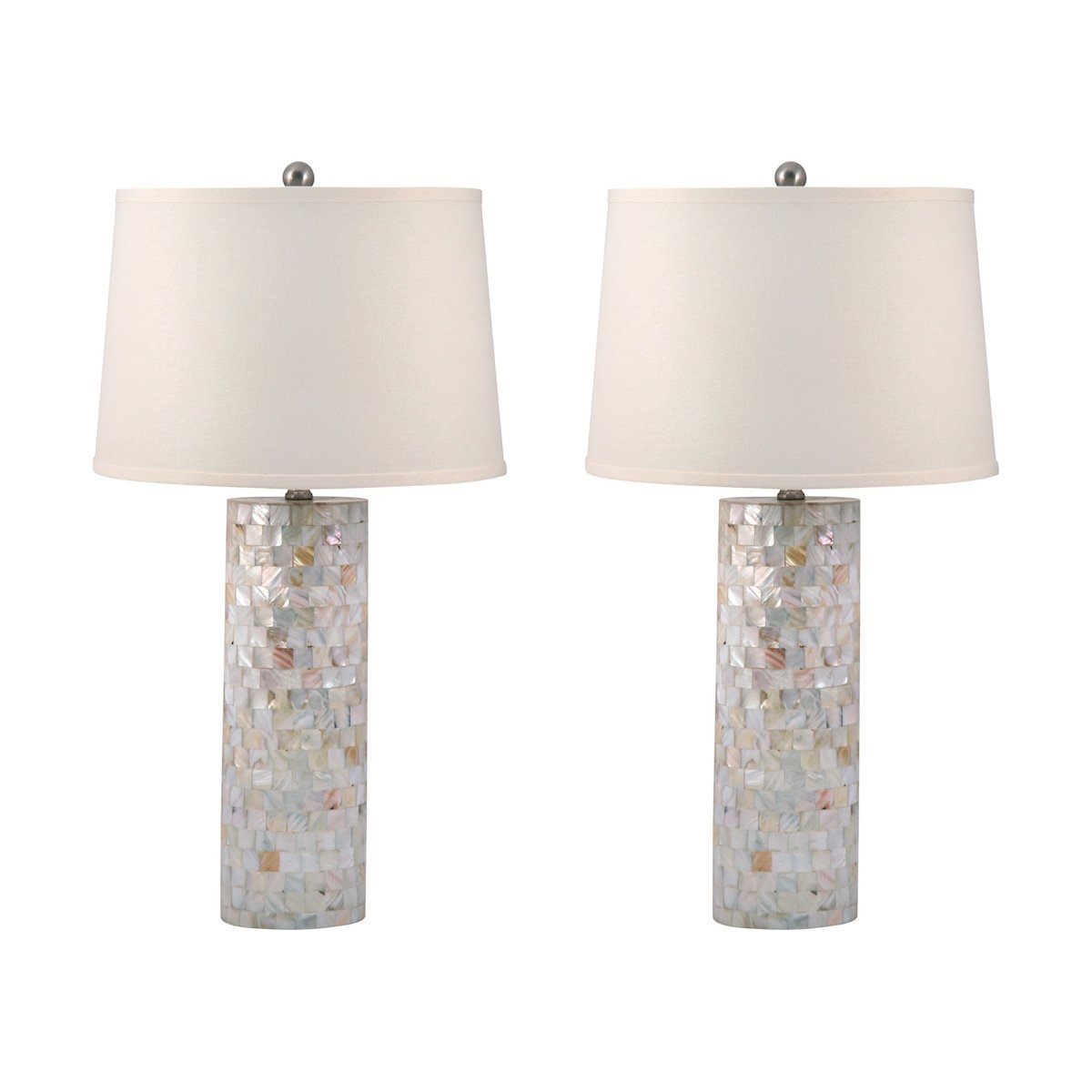 Mother of Pearl Cylinder Table Lamp Lamps Dimond Lighting 