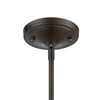 Dayton 1 Pendant Oil Rubbed Bronze/Satin Brass Ceiling Elk Lighting 