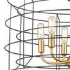 Dayton 6 Pendant Oil Rubbed Bronze/Satin Brass Ceiling Elk Lighting 