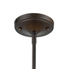 Dayton 6 Pendant Oil Rubbed Bronze/Satin Brass Ceiling Elk Lighting 