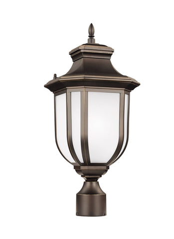 Childress One Light Outdoor Post Lantern - Bronze Outdoor Sea Gull Lighting 