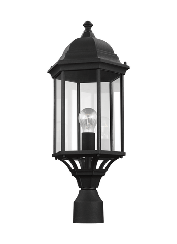 Sevier One Light Outdoor Post Lantern - Black Outdoor Sea Gull Lighting 