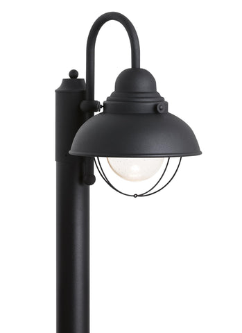 Sebring LED Outdoor Post Lantern - Black Outdoor Sea Gull Lighting 