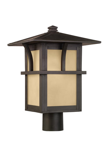 Medford Lakes One Light Outdoor LED Post Lantern - Statuary Bronze Outdoor Sea Gull Lighting 