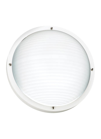 Bayside One Light Outdoor LED Wall / Ceiling Mount - White Outdoor Sea Gull Lighting 
