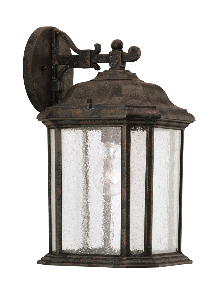 Kent One Light Outdoor Wall Lantern - Oxford Bronze Outdoor Sea Gull Lighting 