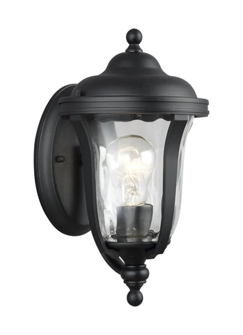 Perrywood Extra Small One Light Outdoor LED Wall Lantern - Black Outdoor Sea Gull Lighting 