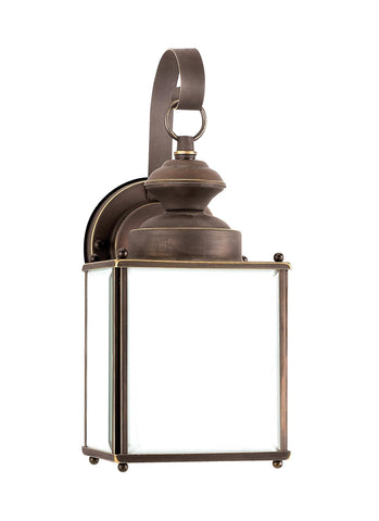 Jamestowne One Light Outdoor LED Dark Sky Wall Lantern - Bronze Outdoor Sea Gull Lighting 