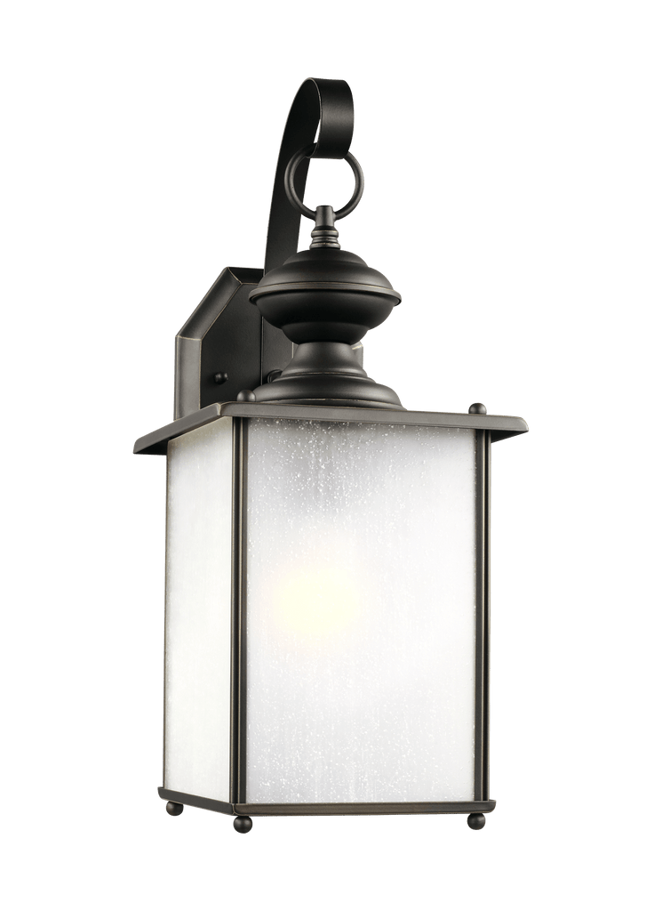 Jamestowne One Light Outdoor Wall Lantern - Bronze Outdoor Sea Gull Lighting 