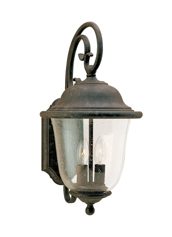 Trafalgar Two Light Outdoor Wall Lantern - Oxidized Bronze Outdoor Sea Gull Lighting 