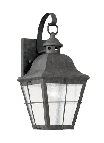 Chatham One Light Outdoor Wall Lantern - Oxidized Bronze Outdoor Sea Gull Lighting 