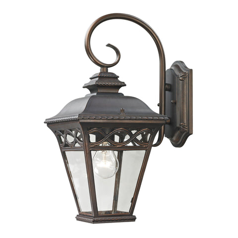 Mendham 1-Light Coach Lantern in Hazelnut Bronze - Small Outdoor Lighting Thomas Lighting 