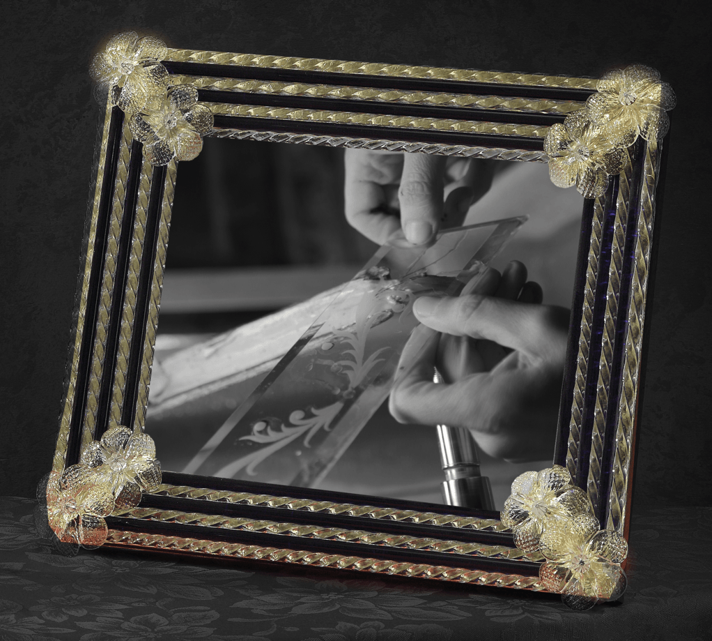 Arte di Murano Hand Blown Glass Table frame 34x29 CM Mirrors Arte di Murano 