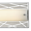 Captiva Light Bath Vanity Fixture Polished Stainless/Matte Nickel Wall Elk Lighting 