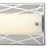 Captiva Light Bath Vanity Fixture Polished Stainless/Matte Nickel Wall Elk Lighting 