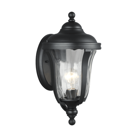 Perrywood Small One Light Outdoor Wall Lantern - Black Outdoor Sea Gull Lighting 