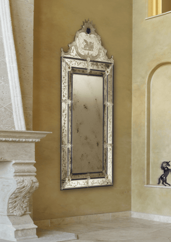 Arte di Murano Large Handmade Crystal Mirror 75x170 CM Mirrors Arte di Murano 