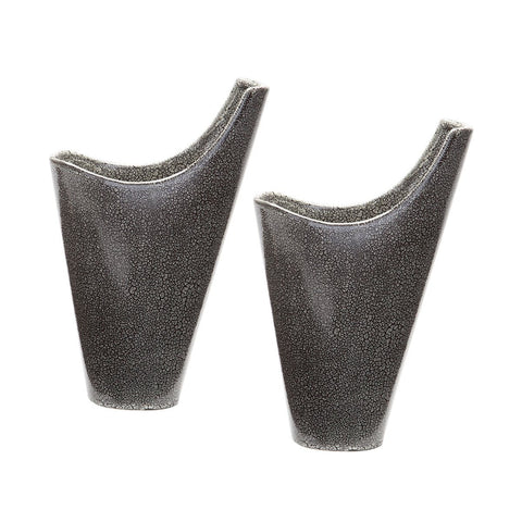 Reaction Filled Vases In Grey - Set of 2 Accessories Dimond Home 