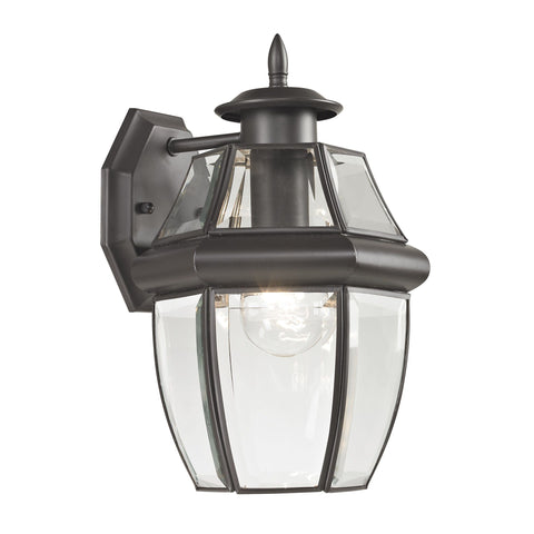 Ashford 1-Light Coach Lantern in Oil Rubbed Bronze - Small Outdoor Lighting Thomas Lighting 